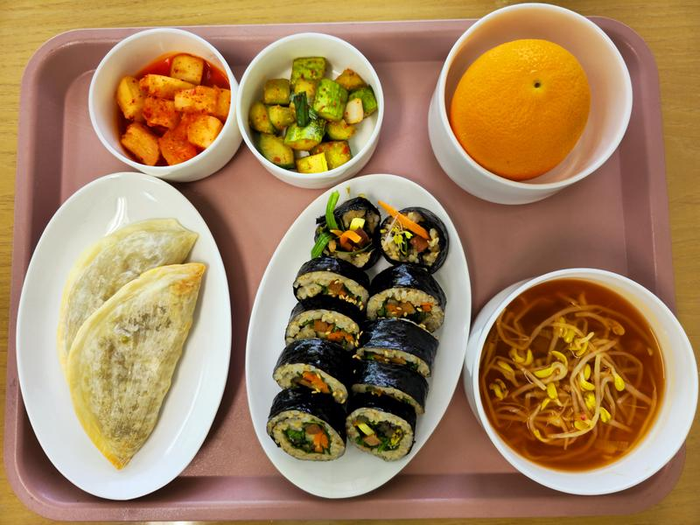 에덴요양병원 건강채식밥상 - 김밥 - 