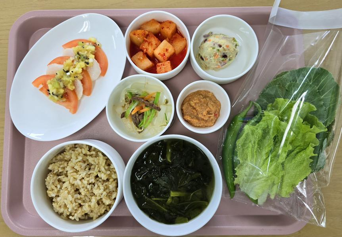 에덴요양병원 건강채식밥상 - 마&토마토카프리제 - 