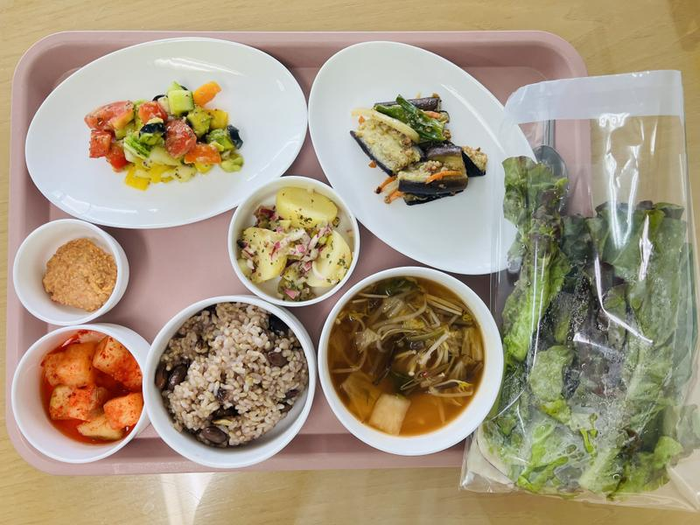에덴요양병원 건강채식밥상 - 아보카도샐러드 - 