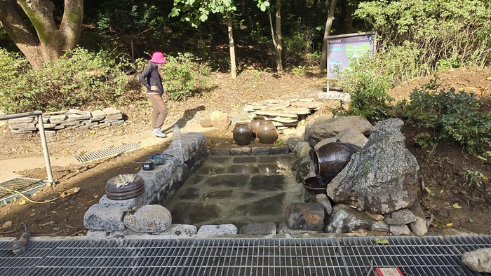 3.물을 연결한 후 -