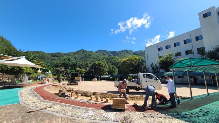 230922_황토길 조성공사 [에덴요양병원] - 