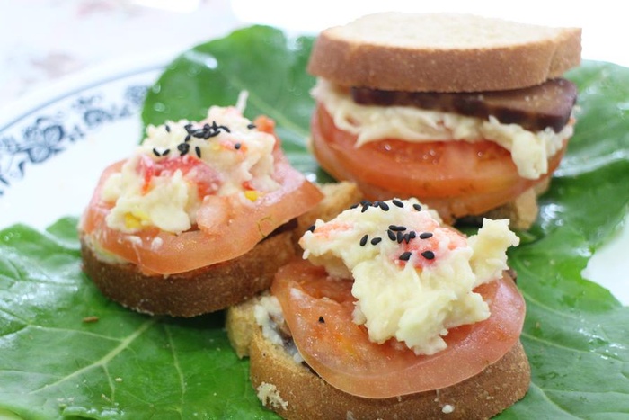 [에덴채식요리] 감자토마토샌드위치 - 