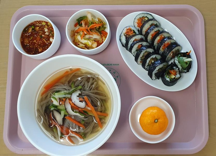 에덴요양병원 건강채식밥상 - 메밀칼국수 - 