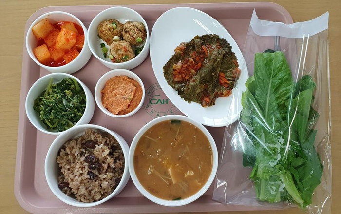 에덴요양병원 건강채식밥상 -연근미트볼 - 