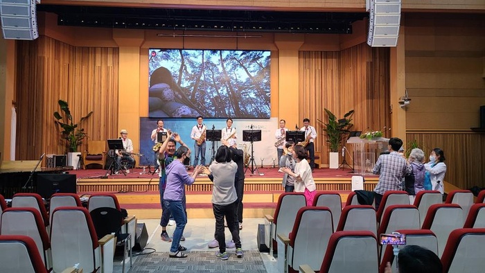 송파 Q 색소폰 팀의 위문공연 - 