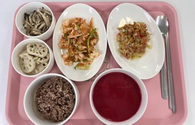 에덴요양병원 건강채식밥상 - 고구마피자