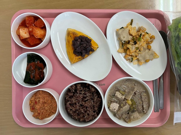 에덴요양병원 건강채식밥상 - 구운컬리플라워 샐러드- -